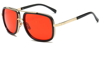 Flat Top Hot Square Sunglasses Men Women Luxury