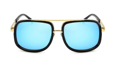 Flat Top Hot Square Sunglasses Men Women Luxury