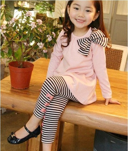 Girl clothing sets cotton