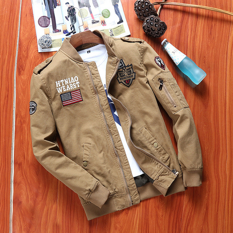 Men's flight jacket baseball Uniforms