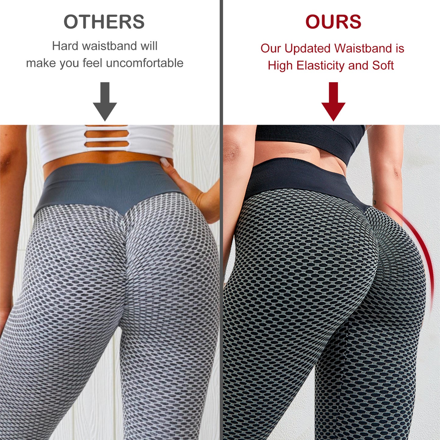 Leggings Women Workout Tights Plus Size Sports High Waist Yoga Pants Small