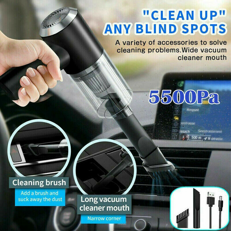 Portable Vacuum Cleaner, To Clean Car Interior, Desktop, Keyboard