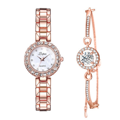 Watches-Set Bangle Clock Bracelet Wrist-Watch Ladies Brand Luxury