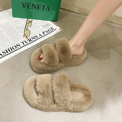 Fuzzy Slippers Women House Shoes Fluffy