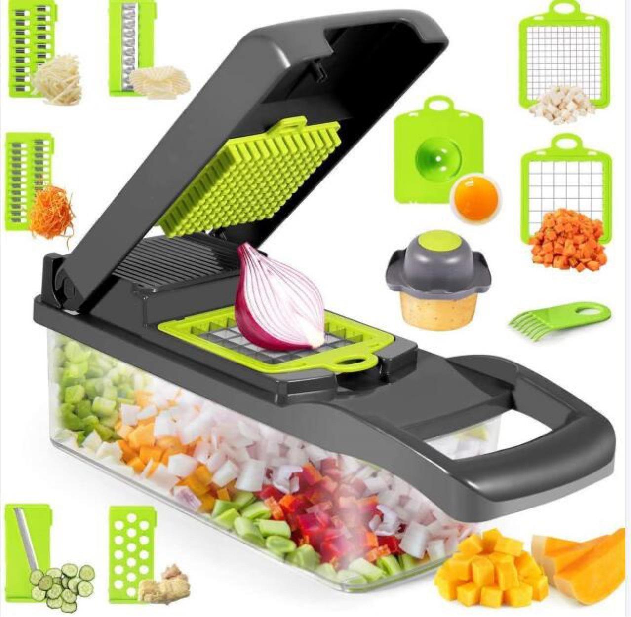 12 In 1 Manual Vegetable Chopper Onion Cutter Vegetable Slicer