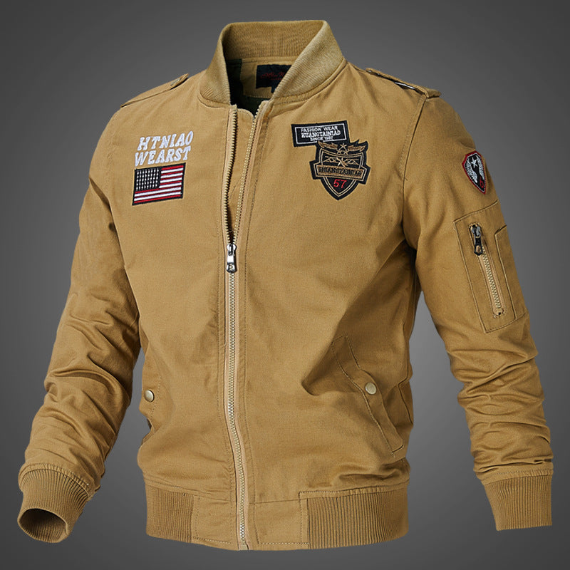 Men's flight jacket baseball Uniforms