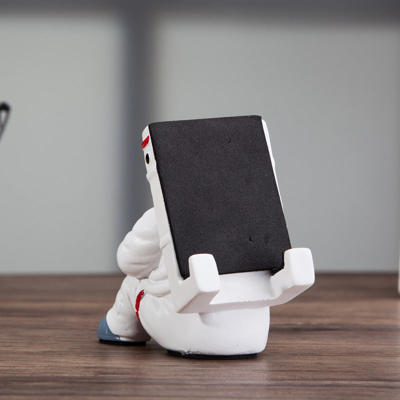 Simple Astronaut Mobile Phone Stand Student Desktop Holder