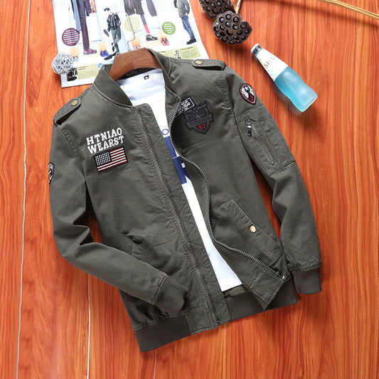 Men's flight jacket baseball Uniforms