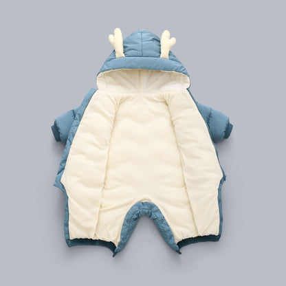 Baby Winter Snowsuit Boys Jumpsuit 0-3 Years Newborn Romper Girl