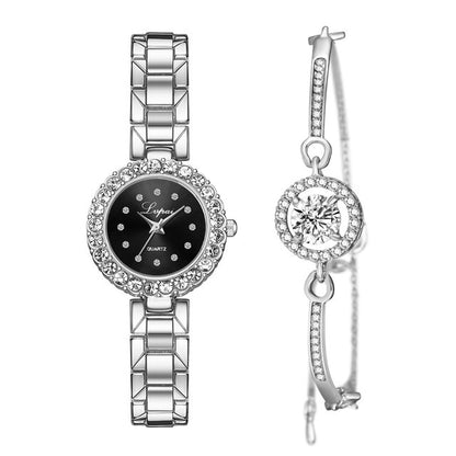 Watches-Set Bangle Clock Bracelet Wrist-Watch Ladies Brand Luxury