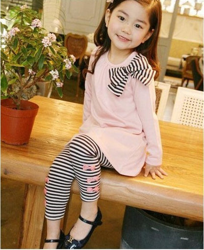 Girl clothing sets cotton