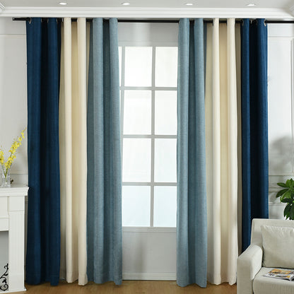 solid chenille curtain high shading curtain finished living room bedroom curtains