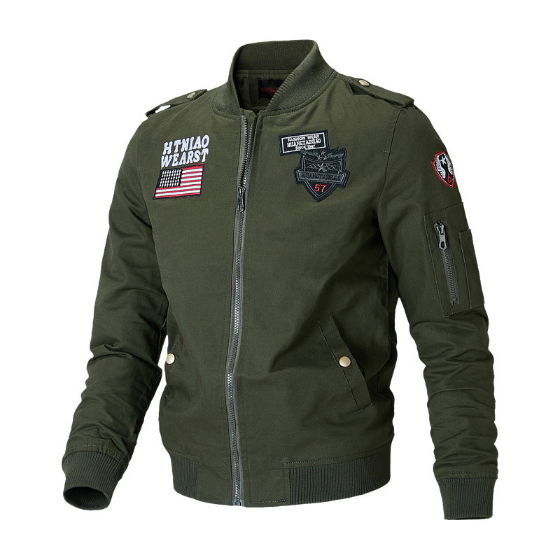 Men's flight jacket baseball Uniforms