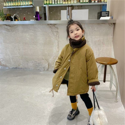 Fashionable Winter Clothes For Children double-sided wear