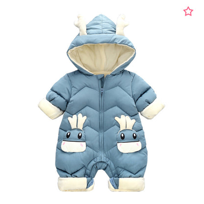 Baby Winter Snowsuit Boys Jumpsuit 0-3 Years Newborn Romper Girl