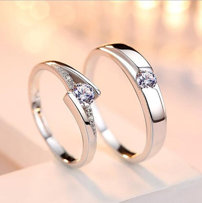 Men and Women Marriage Rings 925 Silver