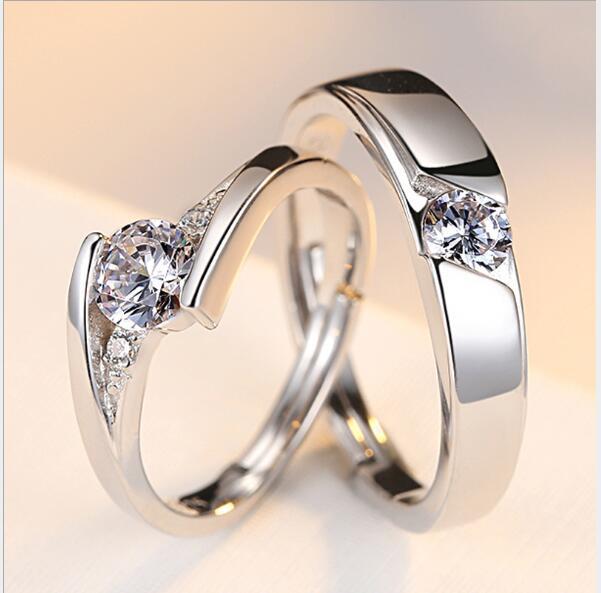 Men and Women Marriage Rings 925 Silver