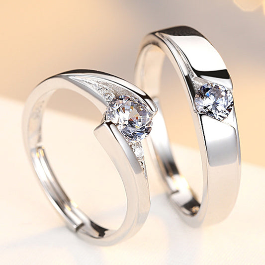 Men and Women Marriage Rings 925 Silver