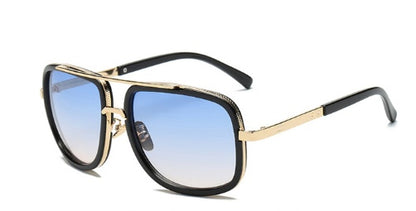 Flat Top Hot Square Sunglasses Men Women Luxury