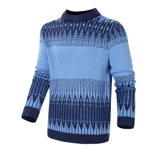 Men's Crewneck Pullover Sweater Long Sleeve Knitted Sweater