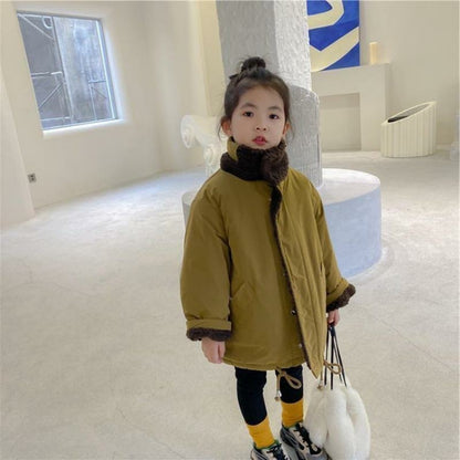 Fashionable Winter Clothes For Children double-sided wear