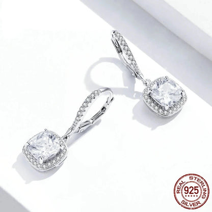 Women Earrings 925 Sterling Silver 14K Gold Plated Jewelry