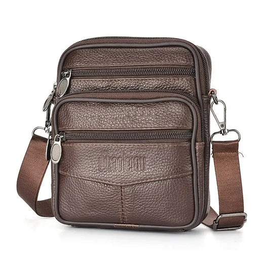 Men's New Genuine Leather Crossbody Bag  Messenger Bag