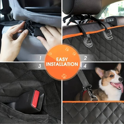 Car seat Cover Waterproof, Scratch-Resistant Dog Hammock Cover!