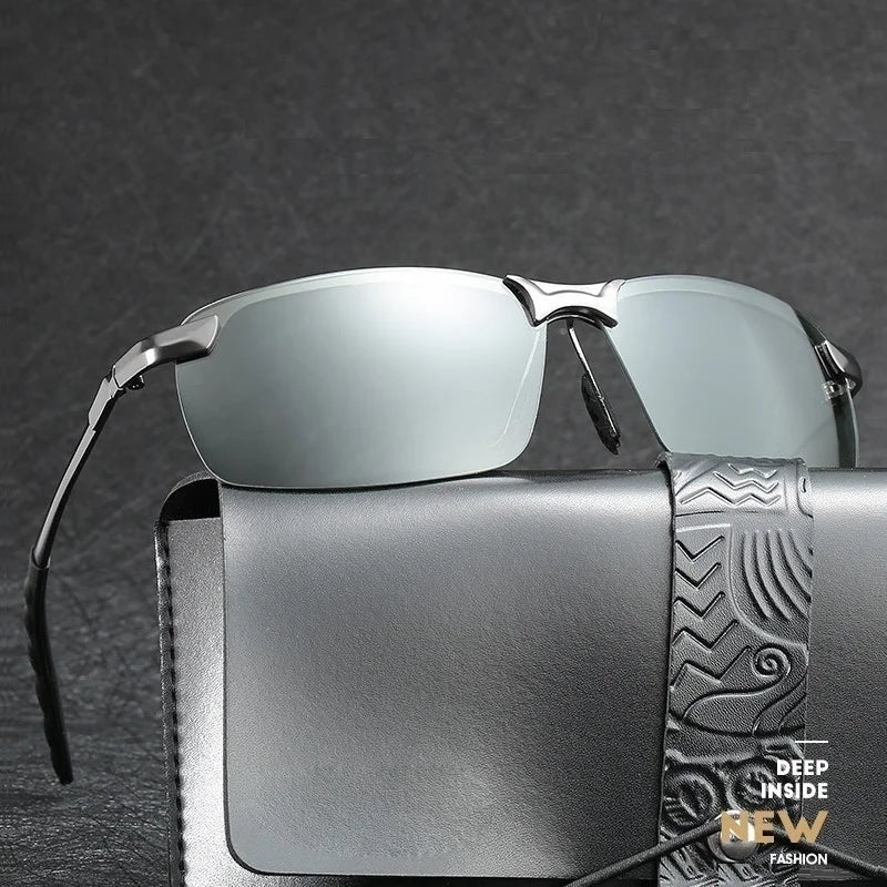 Men Sunglasses Driving Fishing Glasses Change Color Sun Glasses Day Night Vision UV400 Eyewear