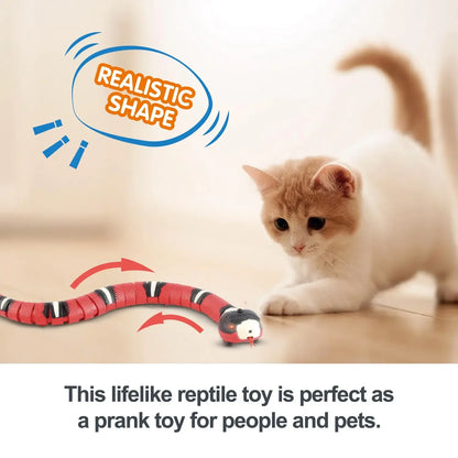 Smart Sensing Cat Toys Interactive Automatic Eletronic Snake