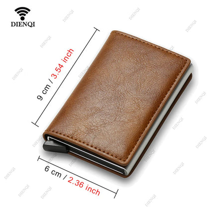 Anti Thief Rfid Credit Card Holder Smart Minimalist Wallet Pocket Men Women