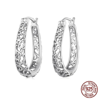 Women Earrings 925 Sterling Silver 18K Gold Plated