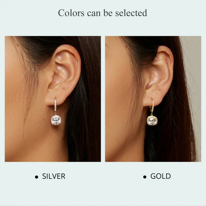 Women Earrings 925 Sterling Silver 14K Gold Plated Jewelry