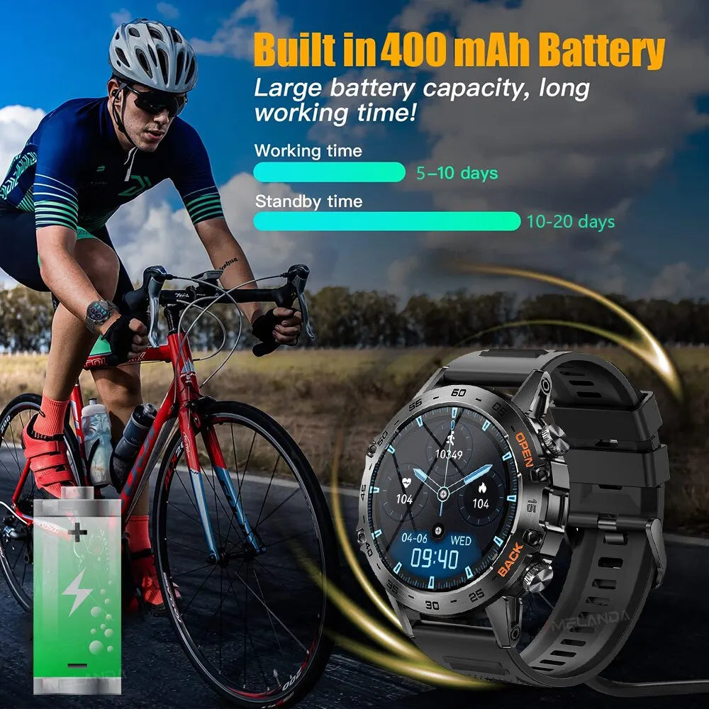 Smart Watch Men Sports Fitness Tracker Watches Waterproof