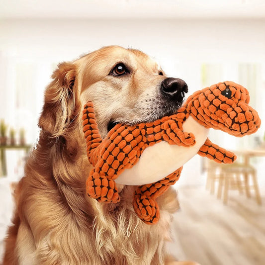 Dogs Pet Plush Dinosaur Toys Chew Toys