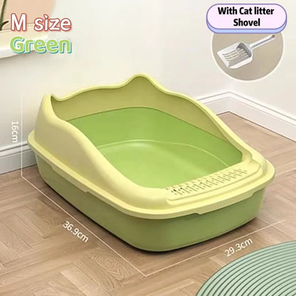 High quality hollow large capacity pet litter box plastic