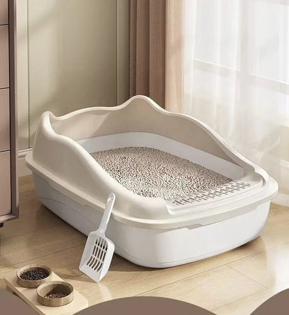 High quality hollow large capacity pet litter box plastic