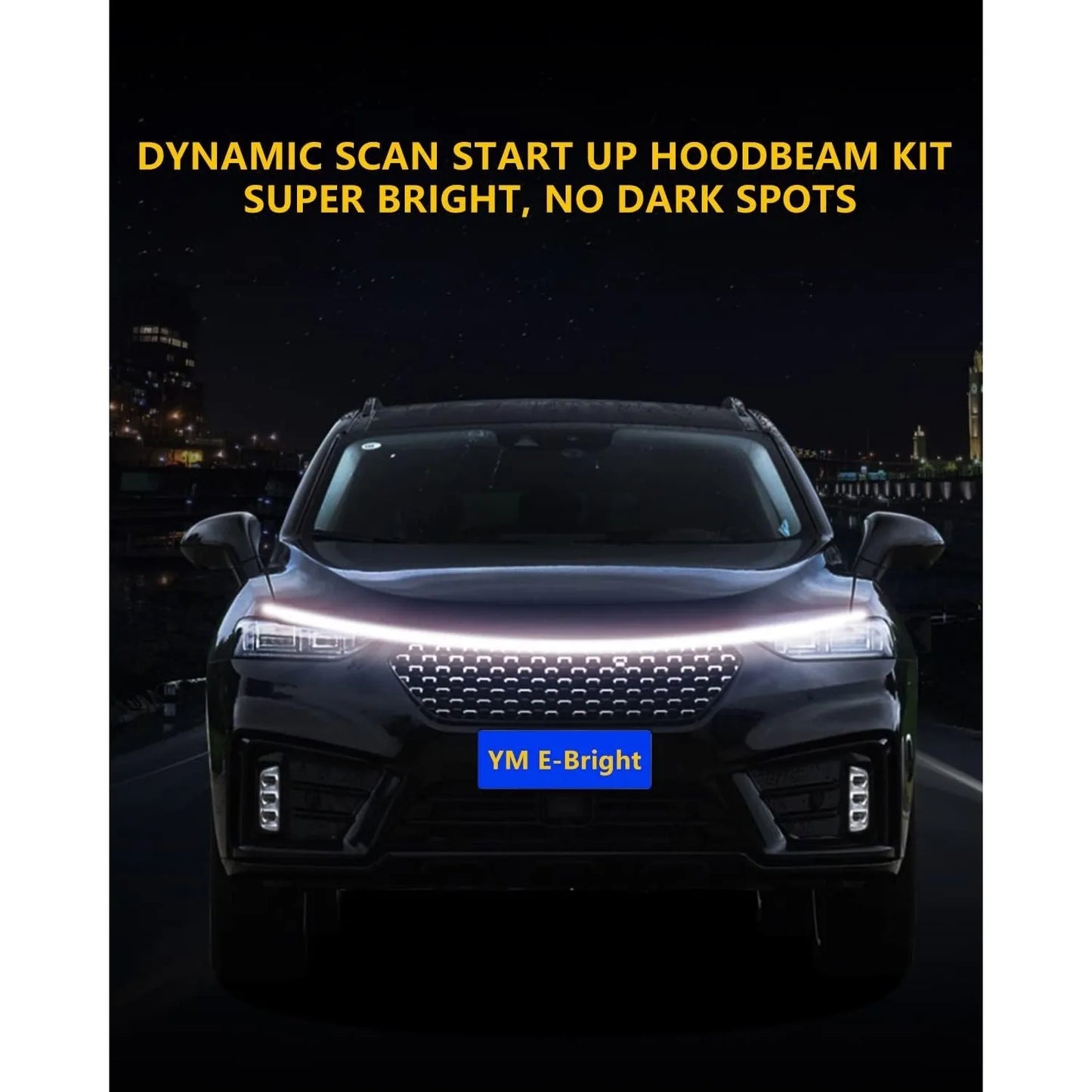 Car Led Hood Light Exterior Strip Headlight Car,Truck,SUV