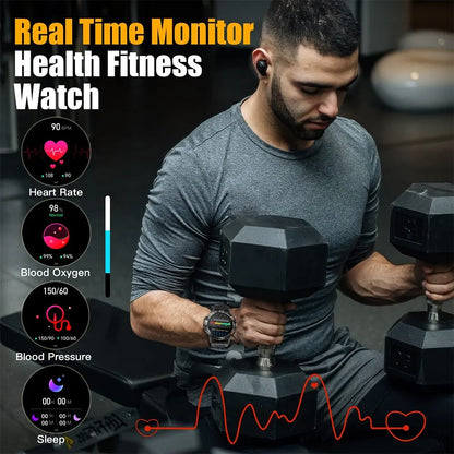 Smart Watch Men Sports Fitness Tracker Watches Waterproof