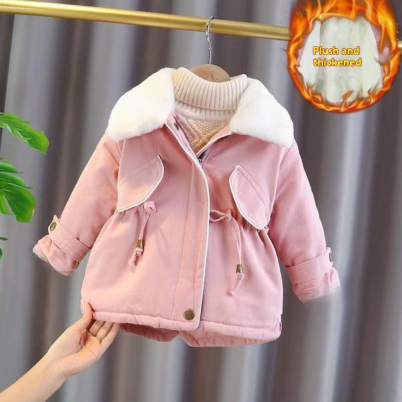 Baby Girl Winter Clothes Cotton-padded Coat Jacket