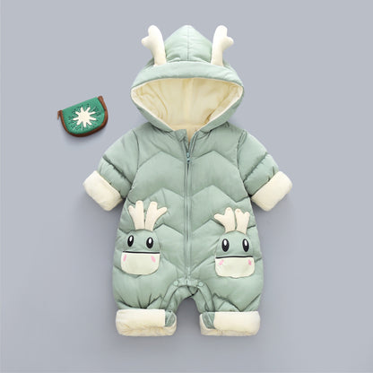 Baby Winter Snowsuit Boys Jumpsuit 0-3 Years Newborn Romper Girl