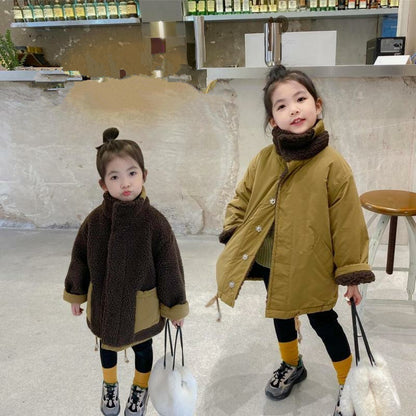 Fashionable Winter Clothes For Children double-sided wear