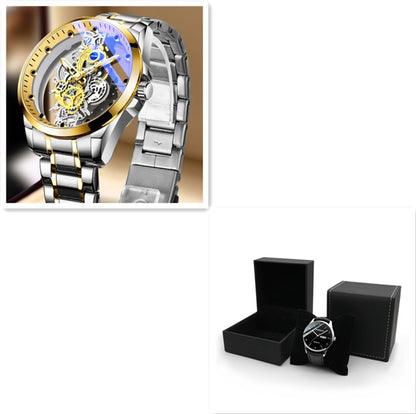 Men Watch Skeleton Automatic Quartz Top Brand Luxury