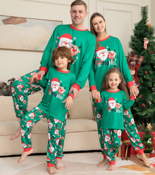 Christmas Pajamas For Family PJs Sets Santa Claus Printed